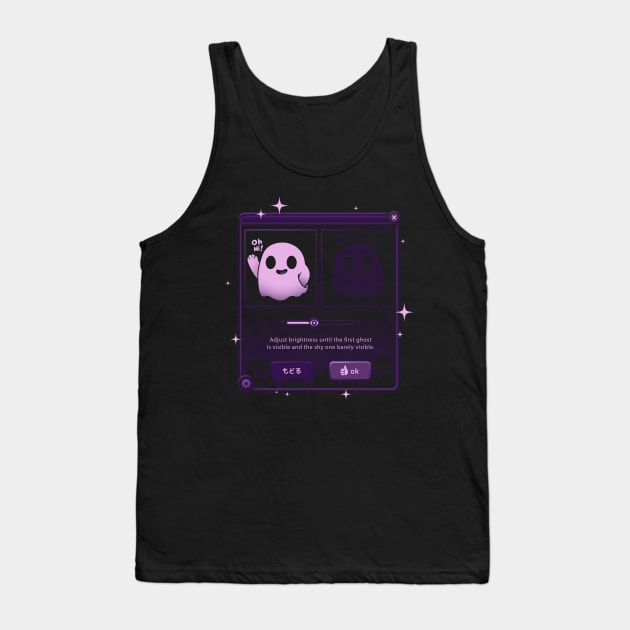 Dandere Ghost Tank Top by Ilustrata